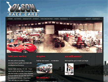 Tablet Screenshot of olsonracecars.com